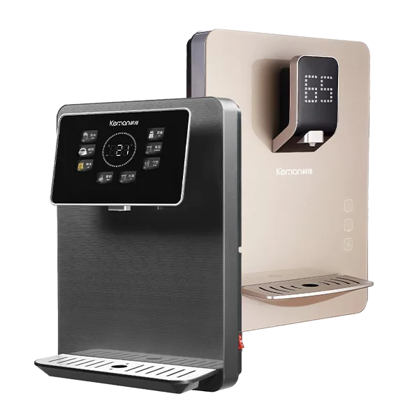 A black and a golden wall-mounted pipeline dispensers
