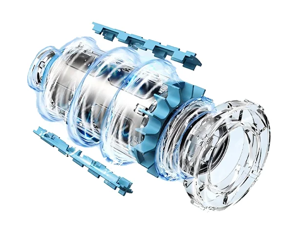 KM-PF-02 self-cleaning pre-filter water-driven self-cleaning diagram