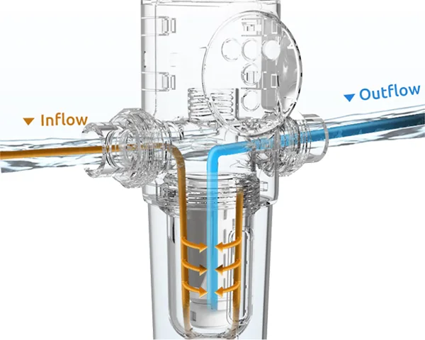 KM-PF-04 self-cleaning prefilter backwash system  schematic diagram