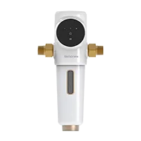 An automatic backwash pre-filter with an intelligent control panel