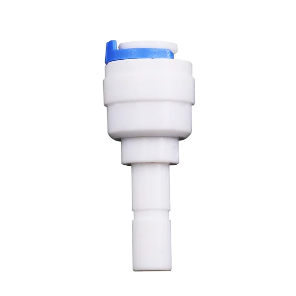 A plug-in quick connect straight water purifier connector