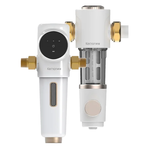 2 different types of self-cleaning pre-filters
