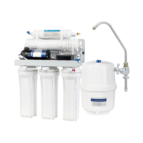 An RO water purifier, faucet, and pressure storage tank