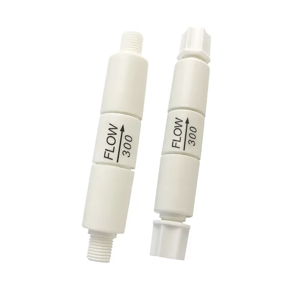 2 threaded water purifier wastewater flow restrictors