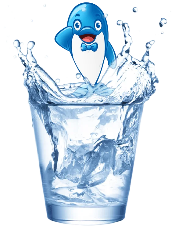 Nuonuo salutes on the water cup.